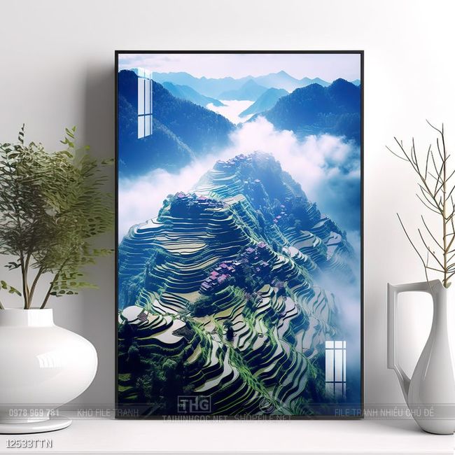 Tranh phong thủy treo trang trí phòng khách