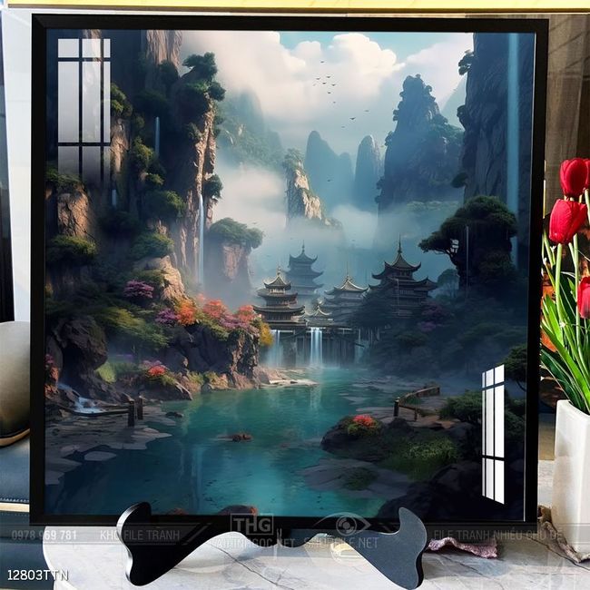 Tranh treo phòng khách theo phong thủy