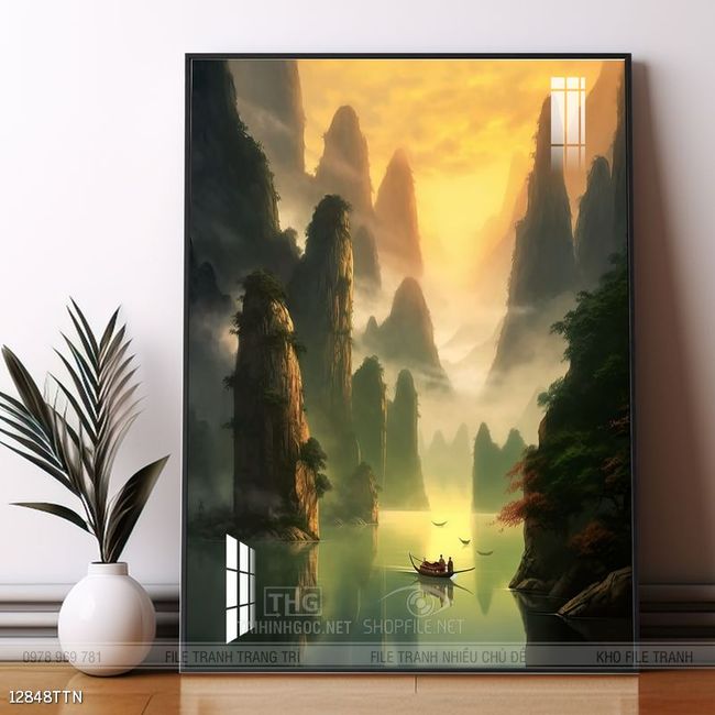 Tranh phong thủy nghệ thuật đẹp nhất