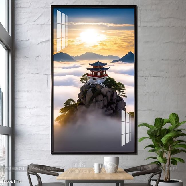 Tranh phong thủy treo trang trí phòng khách