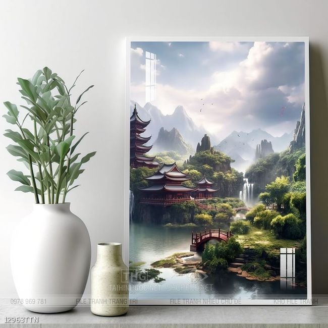 Tranh phong thủy nghệ thuật decor