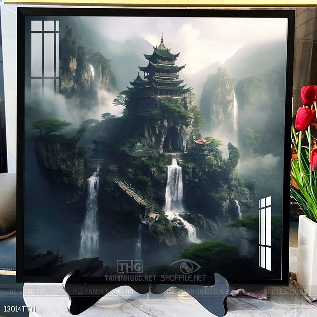 Tranh phong thủy treo trang trí phòng khách