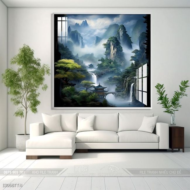 Tranh phong thủy nghệ thuật decor