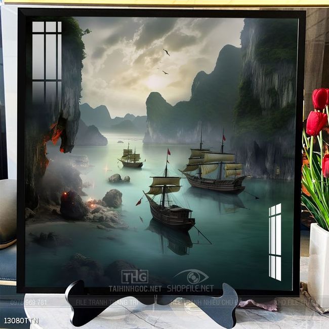 Tranh treo phòng khách theo phong thủy