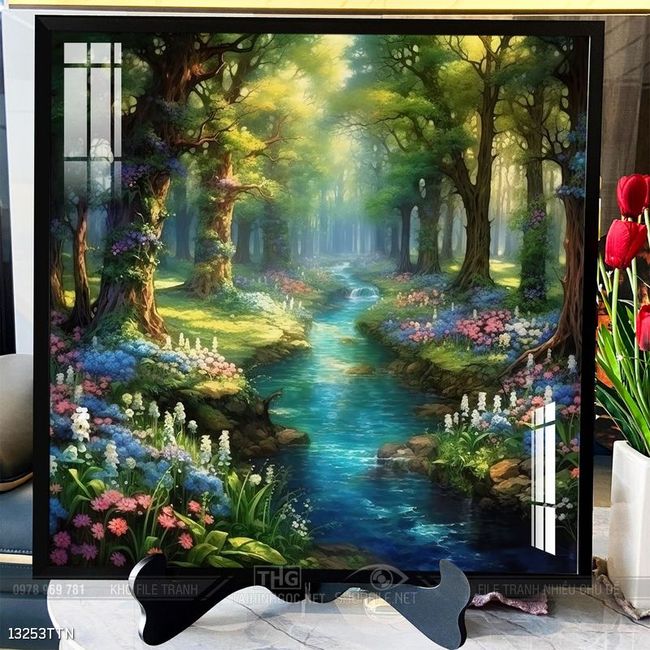 Tranh phong thủy sơn thủy hữu tình