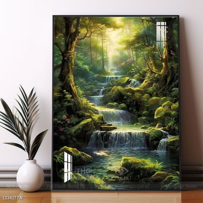 Tranh phong thủy sơn thủy đẹp