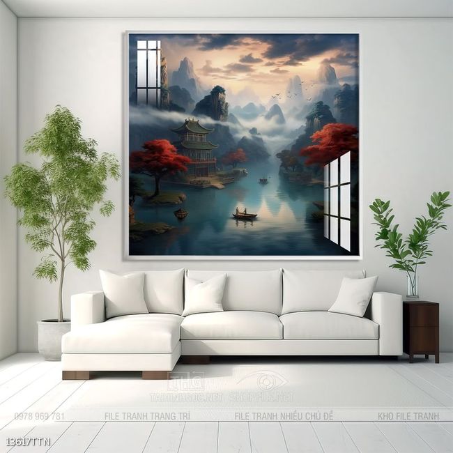 Tranh phong thủy nghệ thuật decor
