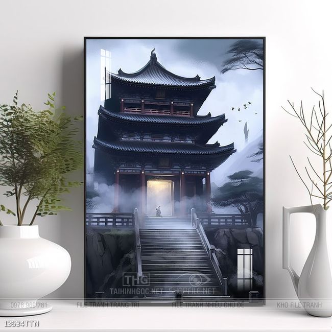 Tranh phong thủy treo trang trí phòng khách
