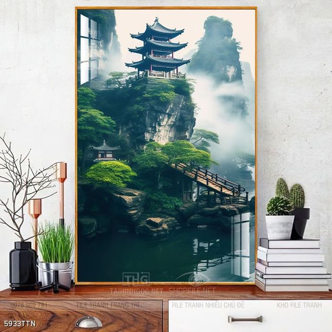 Tranh phong thủy nghệ thuật đẹp nhất