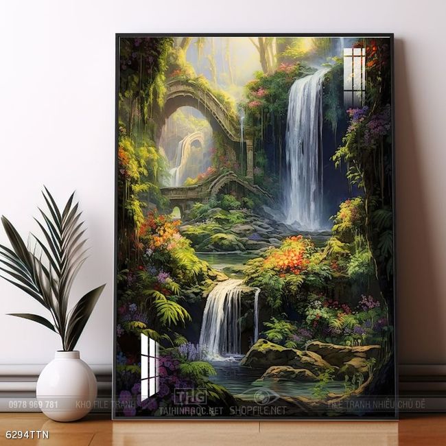 Tranh phong thủy treo trang trí phòng khách