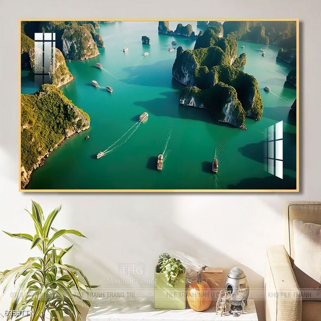 Tranh phong thủy treo trang trí phòng khách