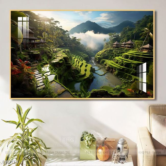 Tranh phong thủy sơn thủy đẹp