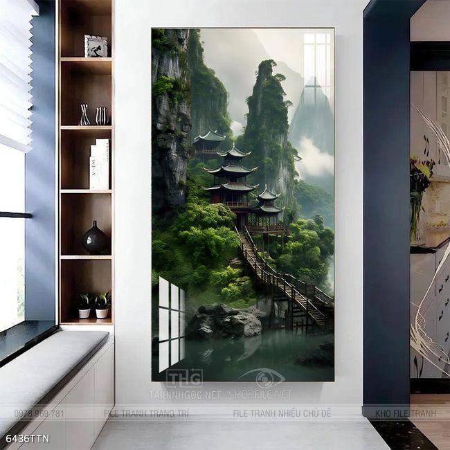 Tranh phong thủy nghệ thuật đẹp nhất