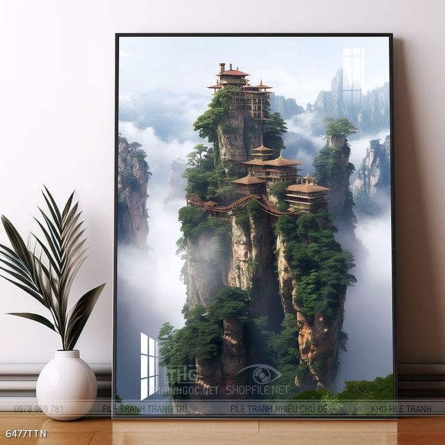 Tranh treo phòng khách theo phong thủy
