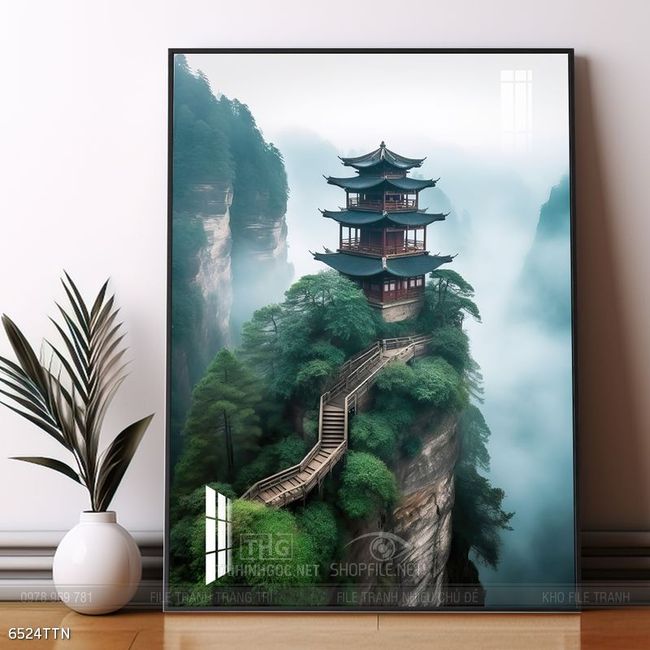 Tranh phong thủy treo trang trí phòng khách