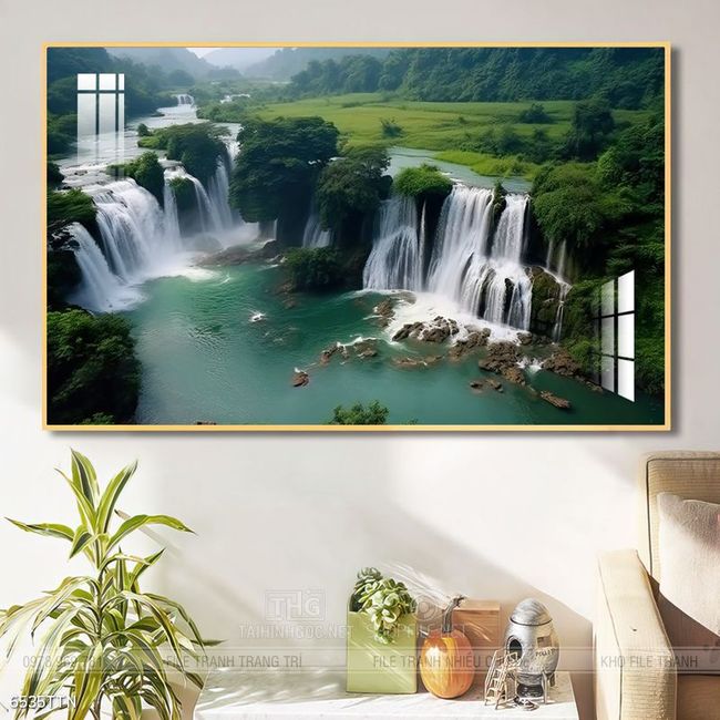 Tranh phong thủy sơn thủy đẹp