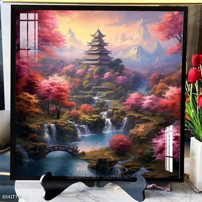 Tranh phong thủy treo trang trí phòng khách