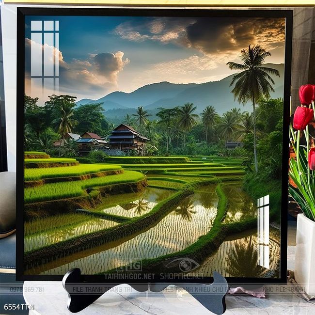 Tranh phong thủy treo trang trí phòng khách