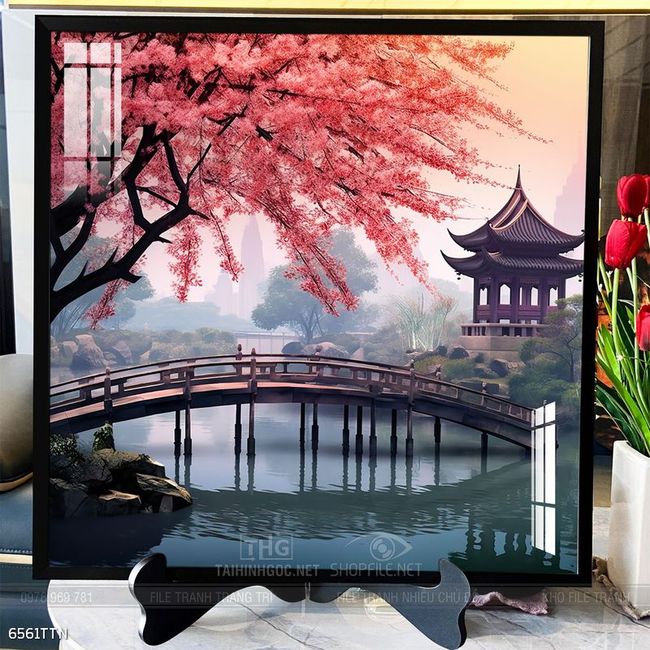 Tranh phong thủy sơn thủy đẹp