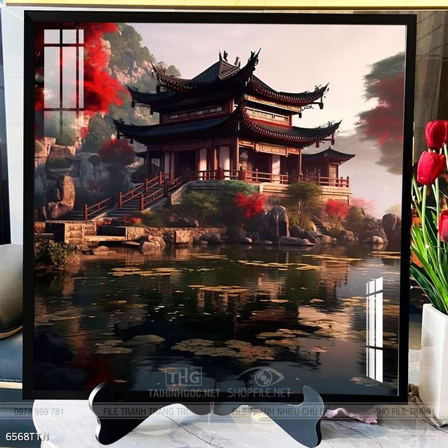 Tranh treo phòng khách theo phong thủy