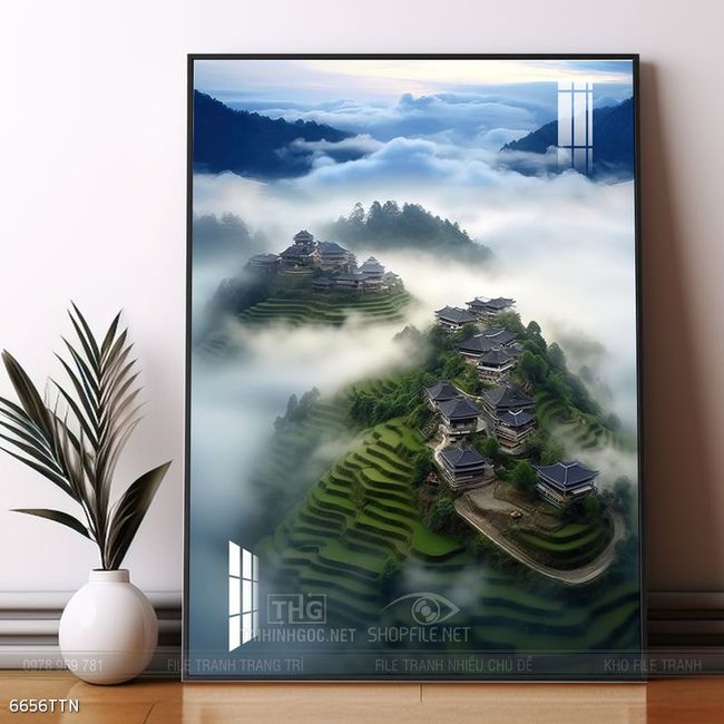 Tranh treo phòng khách theo phong thủy
