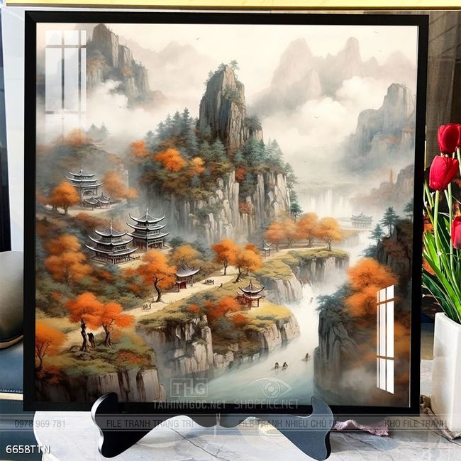 Tranh phong thủy nghệ thuật đẹp nhất