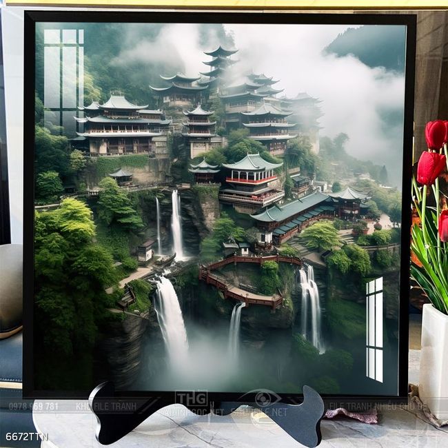 Tranh phong thủy treo trang trí phòng khách