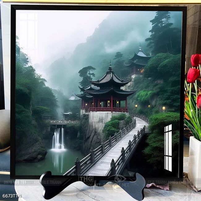 Tranh treo phòng khách theo phong thủy