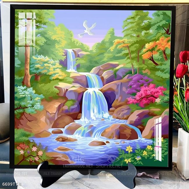 Tranh treo phòng khách theo phong thủy