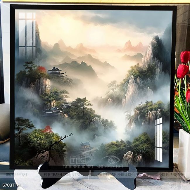 Tranh phong thủy nghệ thuật decor