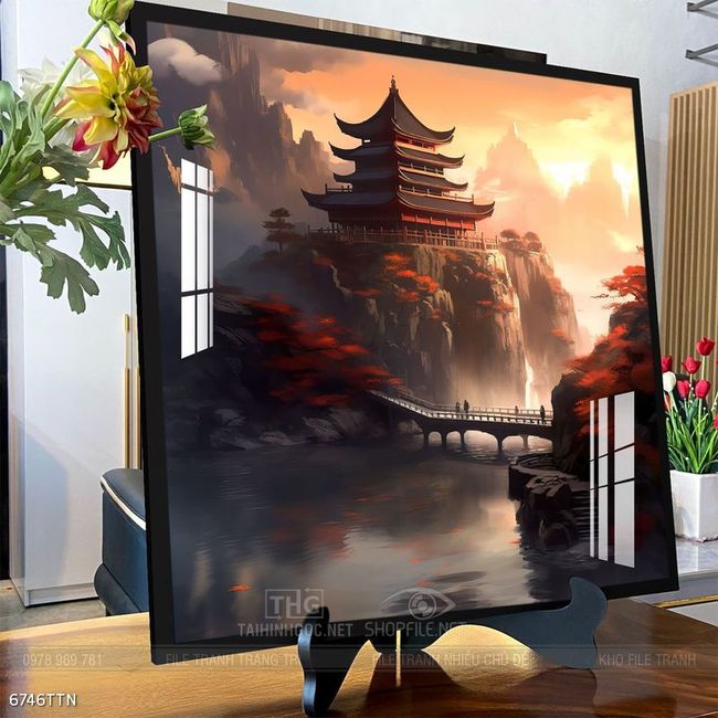 Tranh phong thủy treo trang trí phòng khách