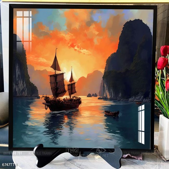 Tranh treo phòng khách theo phong thủy