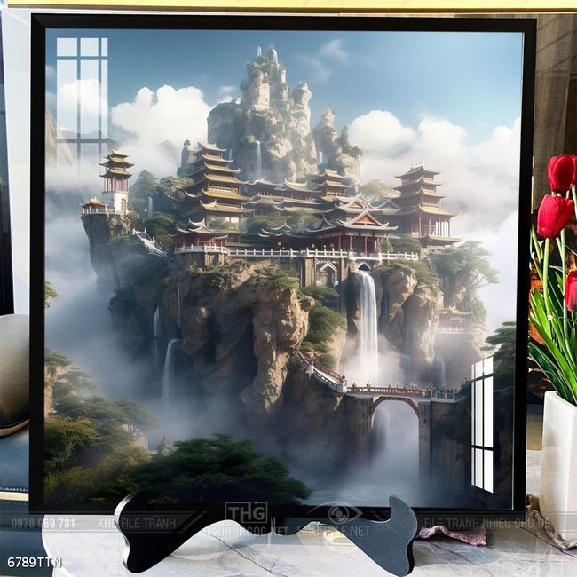 Tranh phong thủy treo trang trí phòng khách