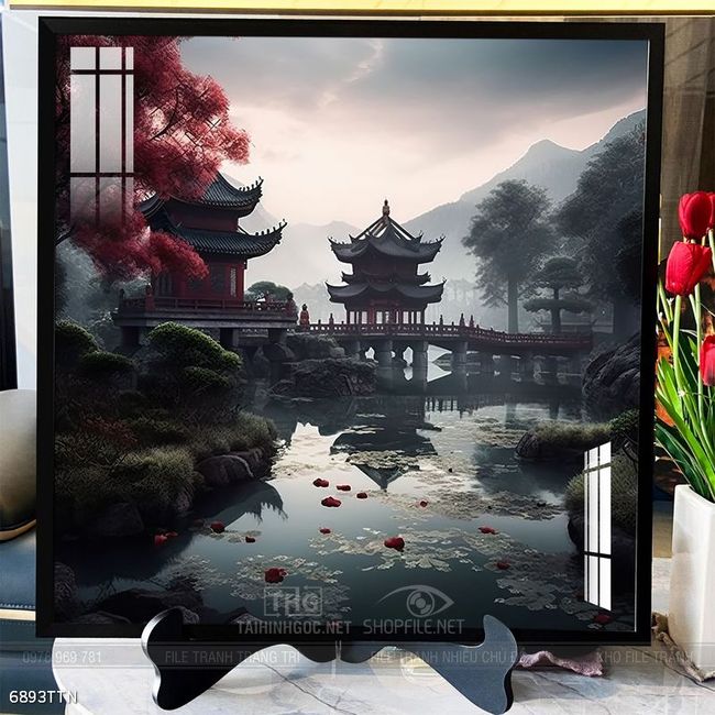 Mẫu tranh phong thủy đẹp và ý nghĩa