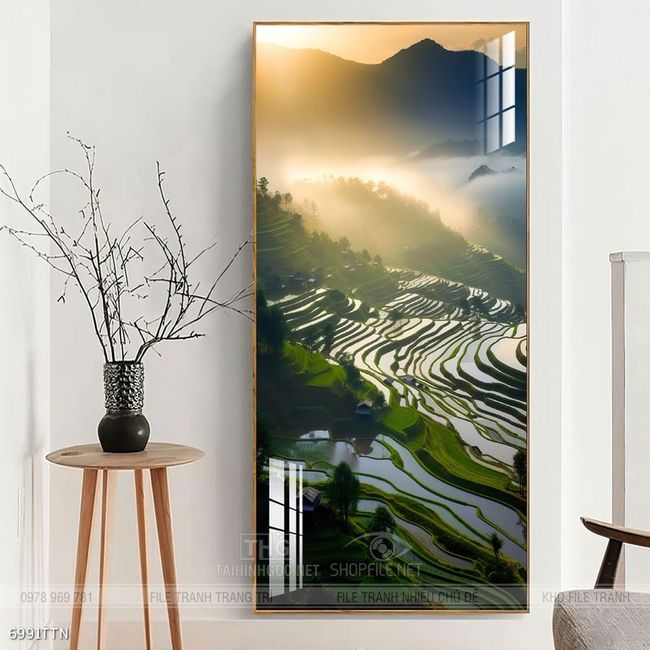 Tranh phong thủy sơn thủy đẹp