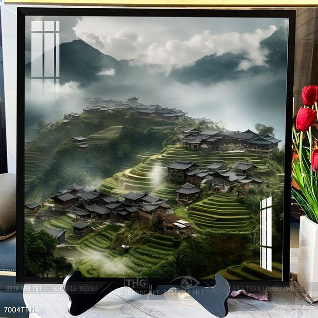 Tranh phong thủy sơn thủy đẹp