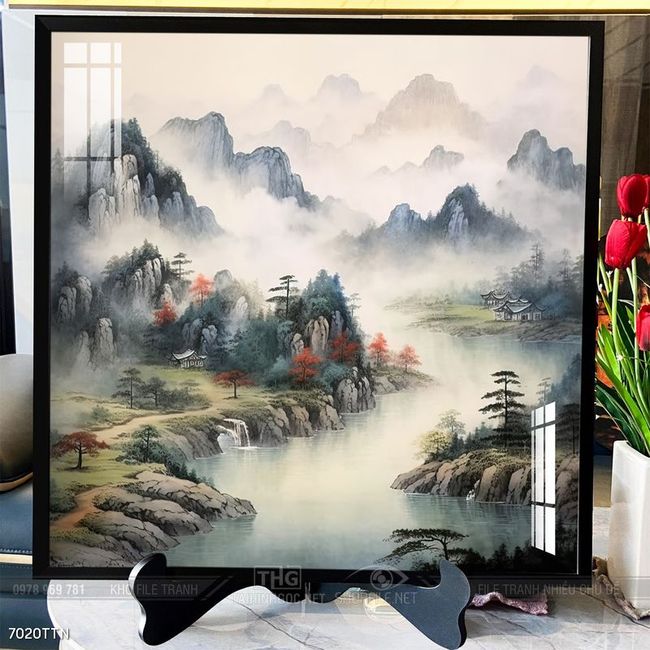 Tranh treo phòng khách theo phong thủy