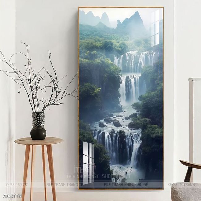 Tranh phong thủy sơn thủy đẹp