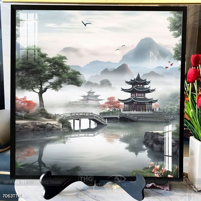Tranh treo phòng khách theo phong thủy