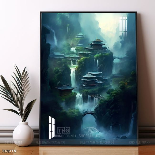 Tranh phong thủy nghệ thuật đẹp nhất