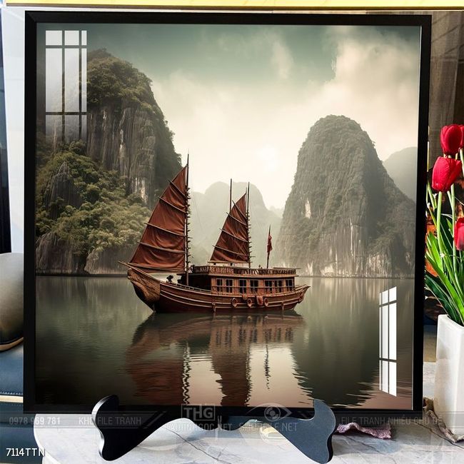 Tranh phong thủy treo trang trí phòng khách