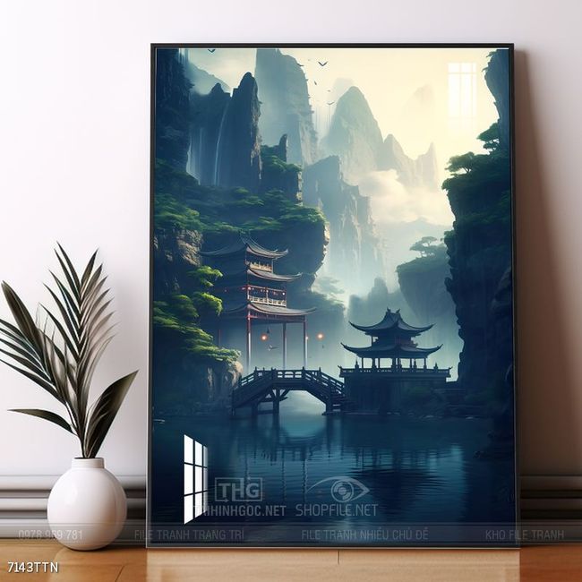 Tranh phong thủy nghệ thuật đẹp nhất