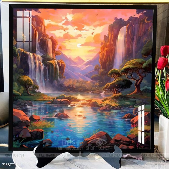 Tranh phong thủy nghệ thuật decor
