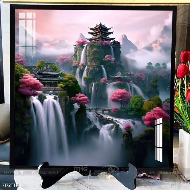 Tranh phong thủy sơn thủy hữu tình