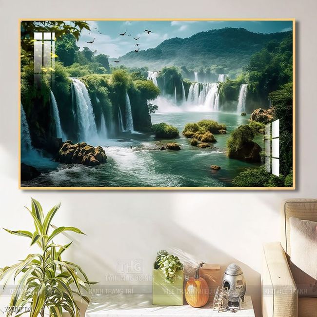 Tranh phong thủy treo trang trí phòng khách