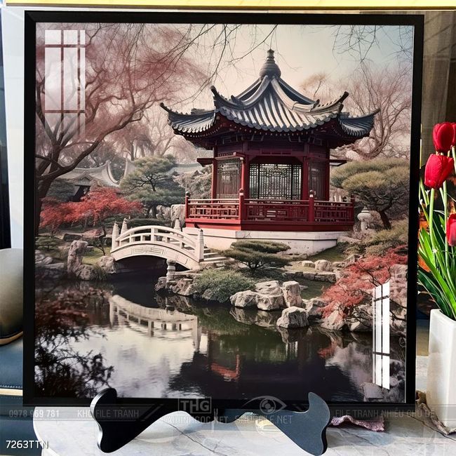 Tranh phong thủy sơn thủy hữu tình