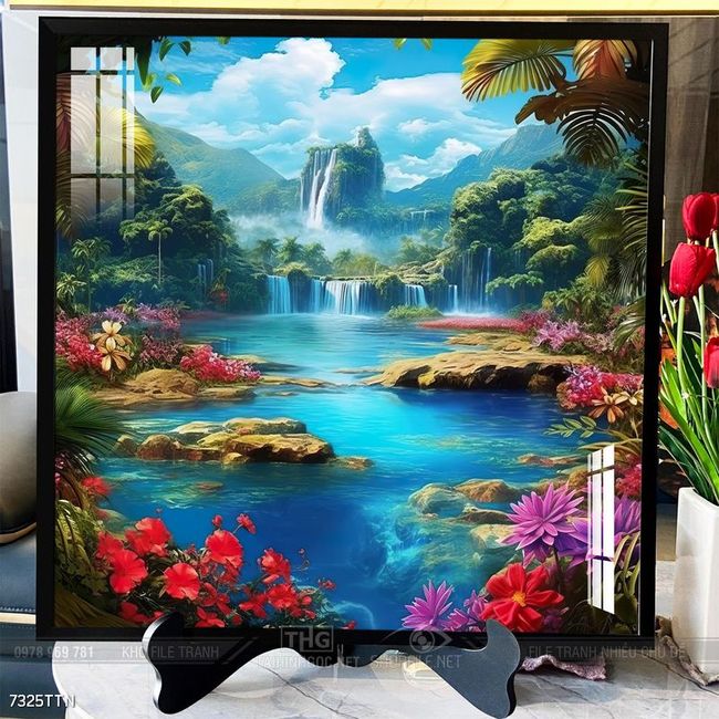 Tranh phong thủy treo trang trí phòng khách