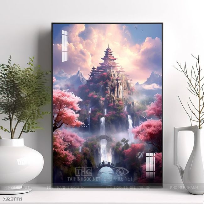 Tranh phong thủy treo trang trí phòng khách