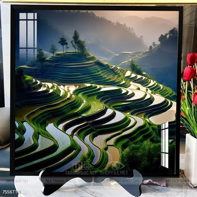 Tranh treo phòng khách theo phong thủy