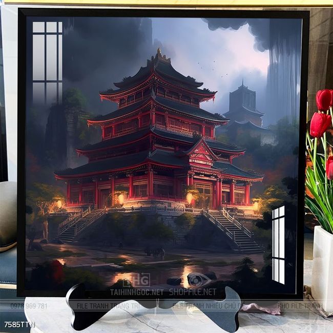 Tranh phong thủy treo trang trí phòng khách